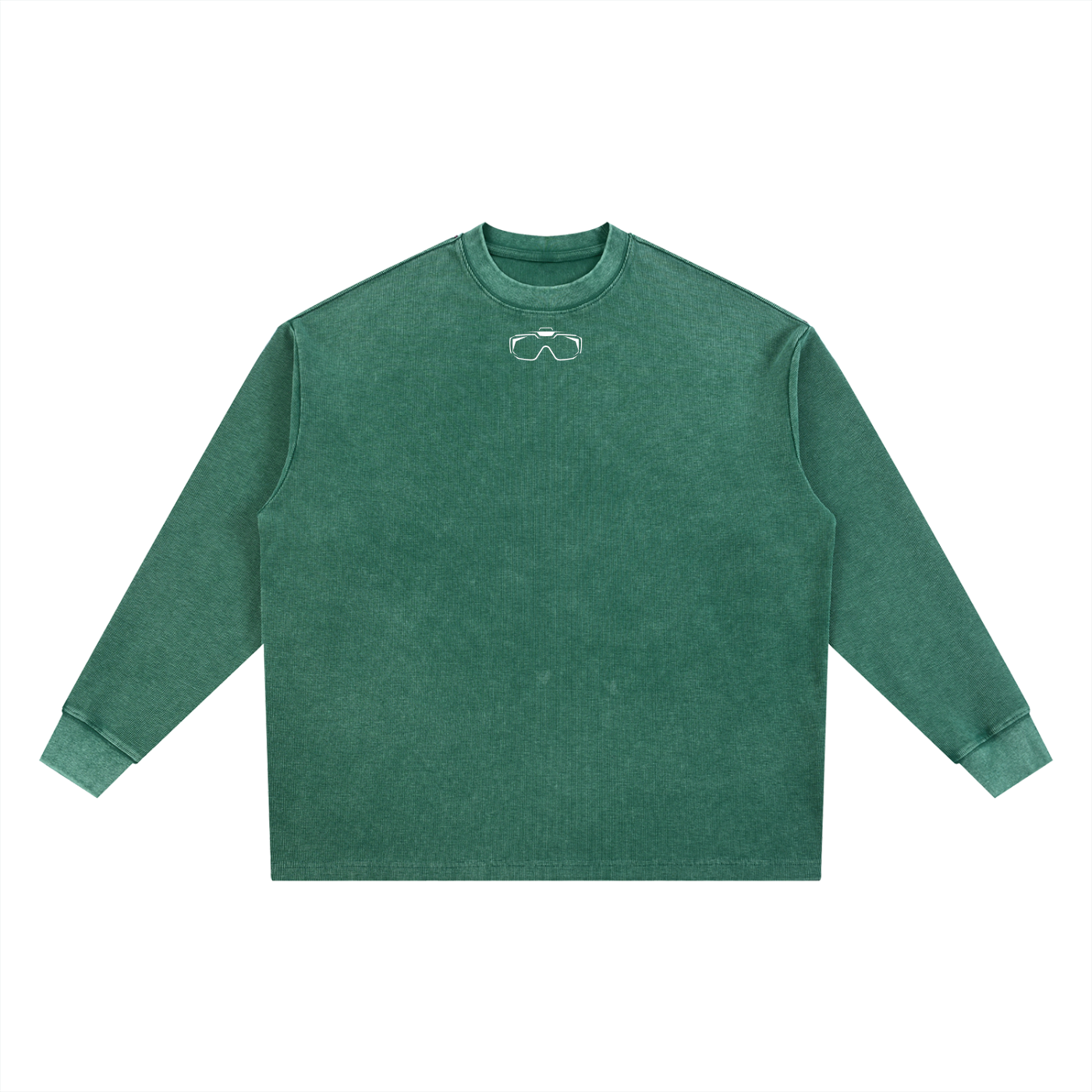 Mineral Wash Waffle Oversized T-Shirt
