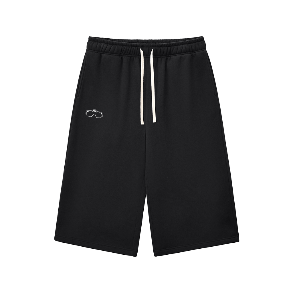Relaxed Drawstring Three-quarter Sweatpants