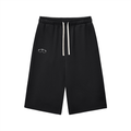 Relaxed Drawstring Three-quarter Sweatpants