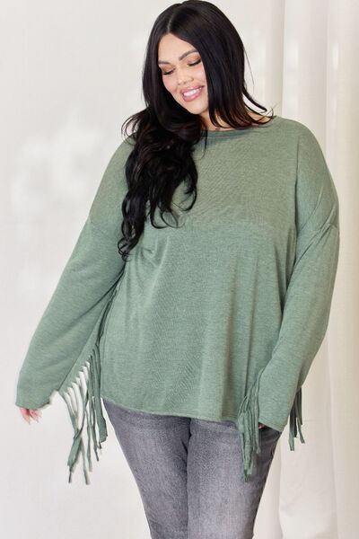 Shredded Arms Olive Top
