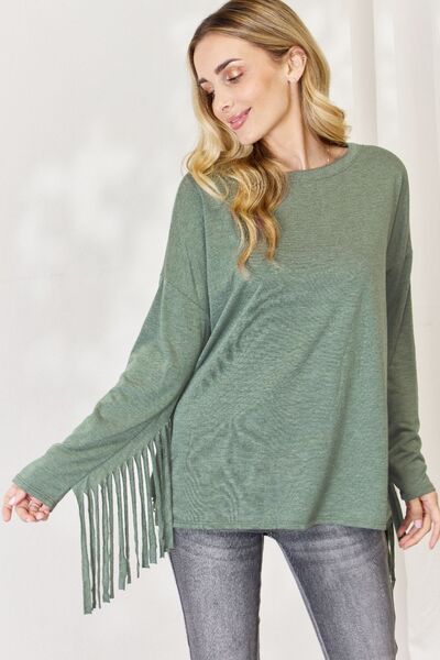 Shredded Arms Olive Top